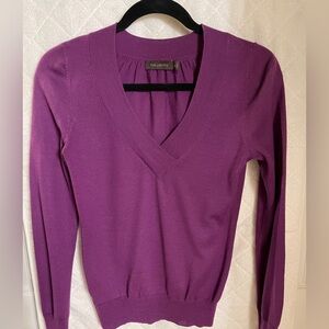 Magenta wool blend sweater